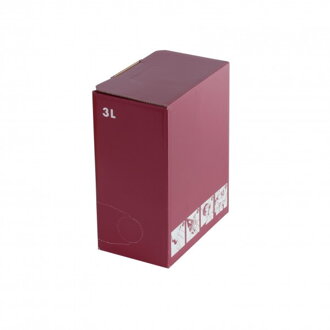 BOX vínovočervený 3L