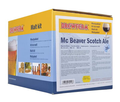 Slad BREWFERM Mc Beaver Scotch Ale na 20 litrov