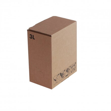 Box -  kartón 3l, hnedý - 1ks