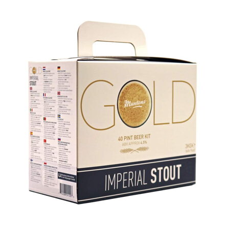 Sada na výrobu piva MUNTONS Gold imperial stout 3kg