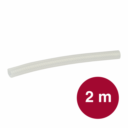 Silikónová trubica vystužená 9 x 14,5 mm, 2 metre