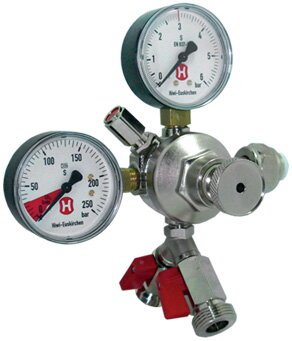 CO2 regulátor s 2 výstupmi  