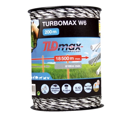 Vodivé lanko TURBOMAX W6 TLD- 200 m