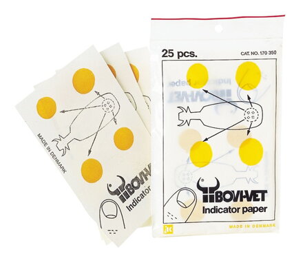 Testovací papier na mastitídu 25 ks