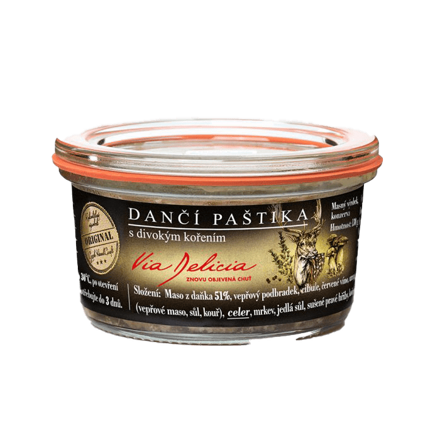 Danielia paštéta s divokým korením - 130 g