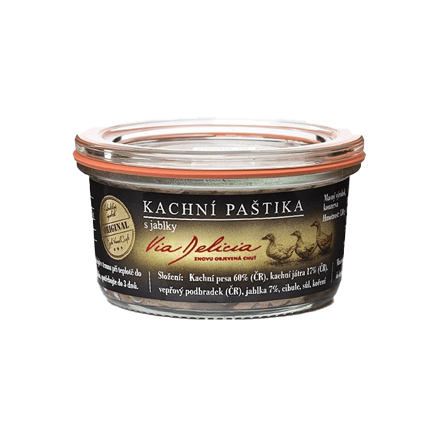 Kačacia paštéta s jablkami - 130 g