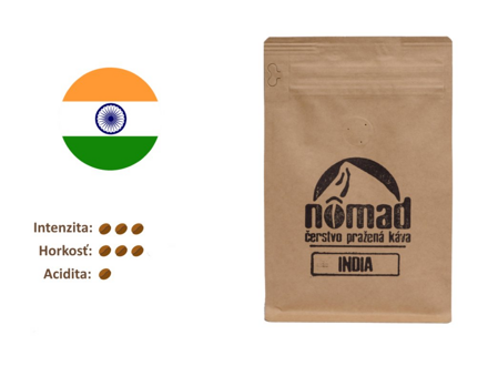 Pražená káva India, 250 g 