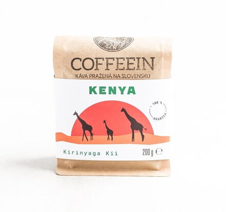 Zrnková káva Kenya Kirinyaga Kii, 200 g 