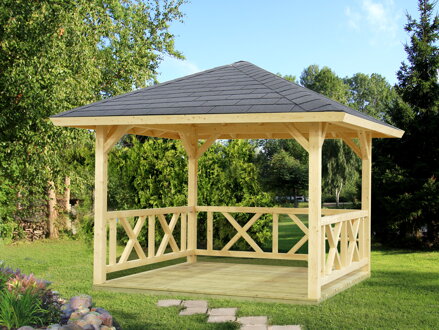 Drevený altánok Betty 9,0 m²