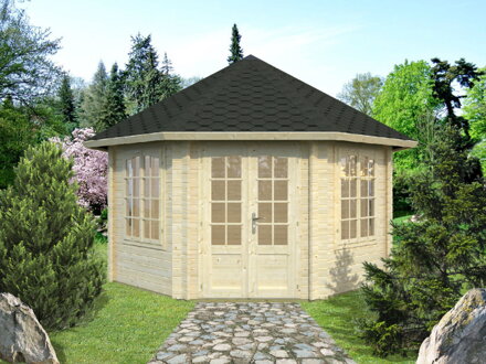 Drevený altánok Hanna 14,1 m²