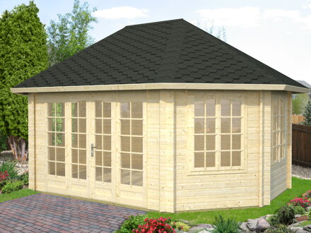 Drevený altánok Hanna 20,3 m²