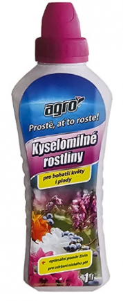 Agro kvapalné hnojivo Kyslomilné rastliny 1 l