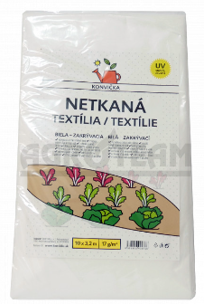 Netkaná textília biela 3,2x10m