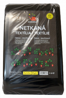 Netkaná textília čierna 3.2x 5m