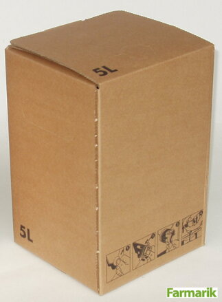 Box - kartón, hnedý 5l - 1ks