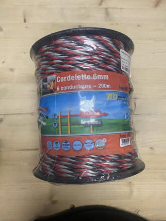 Vodiva šnúra Cordelette, 6mm/200m