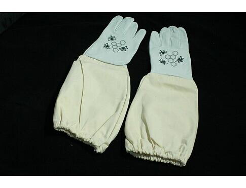 Včelárske rukavice z jemnej  kože, veľkosť 10