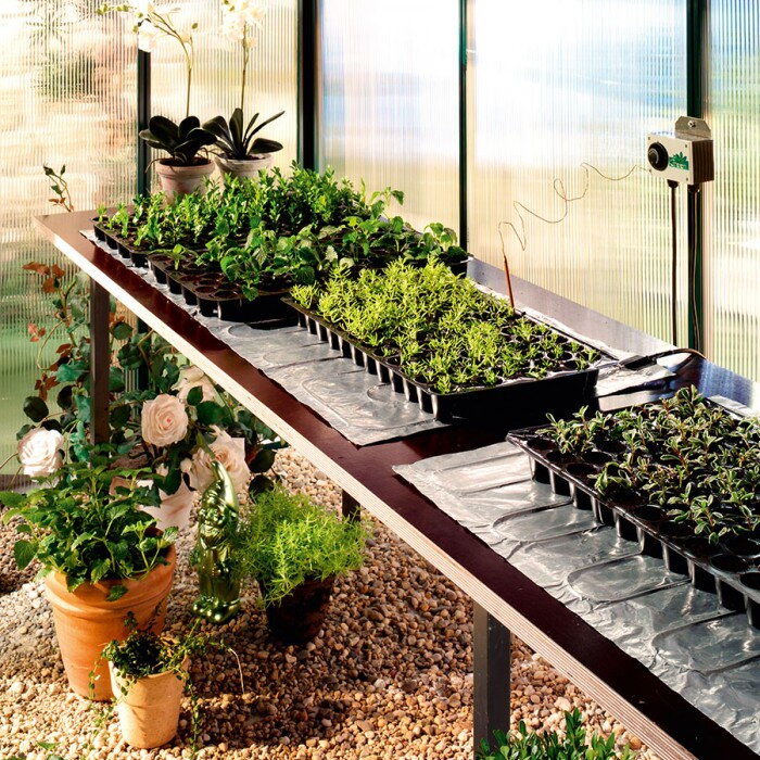 Zohrievacia hliníková rohož s termostatom 60 x 200 cm, 263 W