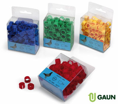 Značkovacie krúžky pre holuby Ø 8 mm plastové