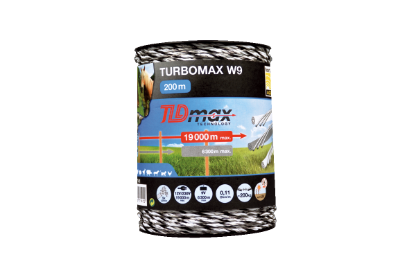 Vodivé lanko TURBOMAX W9 TLD- 400 m