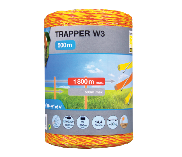 Vodivé lanko TRAPPER W3- 500 m (1,8 mm)