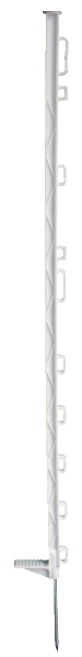 Plastový stĺpik STANDARD 104 cm - biely 10 Kusov