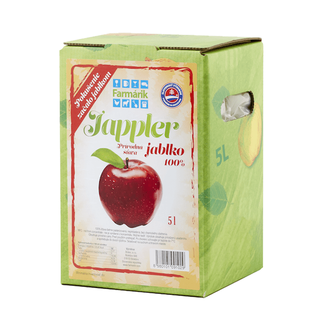 Jablčná šťava 100% - 5 l Jablčná šťava 100% - 5 l