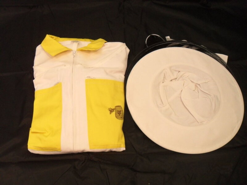 Včelárska košeľa s klobúkom, veľkosť 56