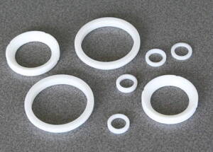 Náhradné gumy pre guľový ventil 3-dielny 018.145.44