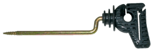 Odstávajúci skrutkový izolátor Kombi na lanká, drôty a pásky do 40 mm, 1ks