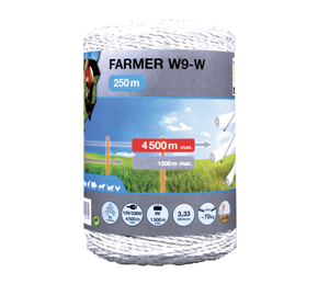 Vodivé lanko FARMER W9-W- 250 m (2,5 mm)